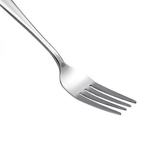 Eslite Stainless Steel Dinner/Salad Forks Set,12-Piece,8 Inches (Pack of 3) - size: 8 inches (Pack of 3)