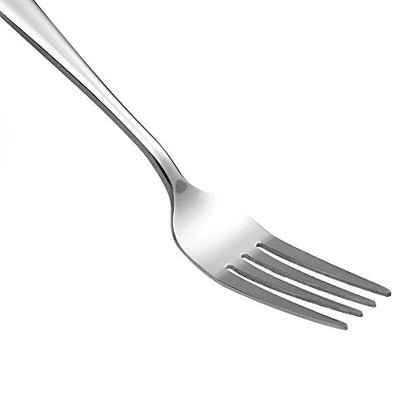 Eslite Stainless Steel Dinner/Salad Forks Set,12-Piece,8 Inches (Pack of 3) - size: 8 inches (Pack of 3)