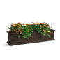 Mayne Fairfield 48in Self-Watering Rectangular Window Box Planter, Espresso - color: Espresso, size: 48in