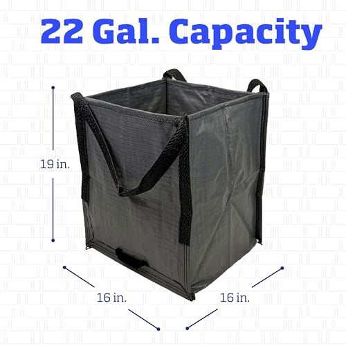 DURASACK Heavy Duty Storage Tote Bag 22-Gallon, Gray - color: Gray, size: Single