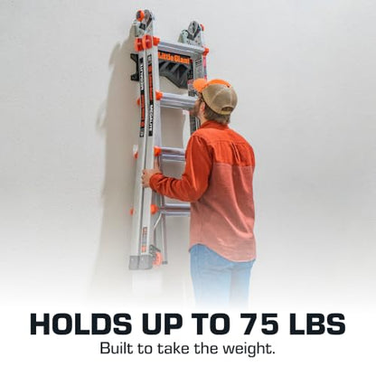 Little Giant Ladder Rack Wall-Mount Ladder Storage Accessory, 15097