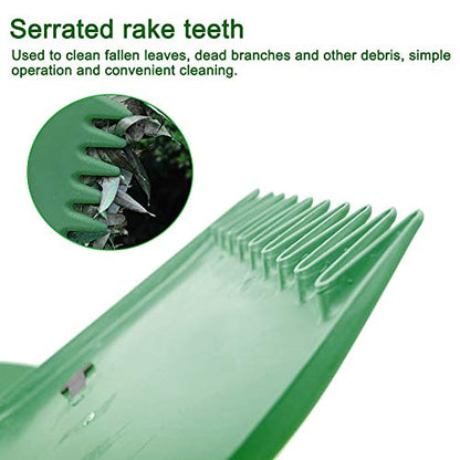 2-Pack Leaf Scoops, Large Leaf Grabber Claws with Ergonomic Handles