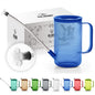 Small Watering Can Indoor Plants with Long Spout (1L, Blue) - color: Blue