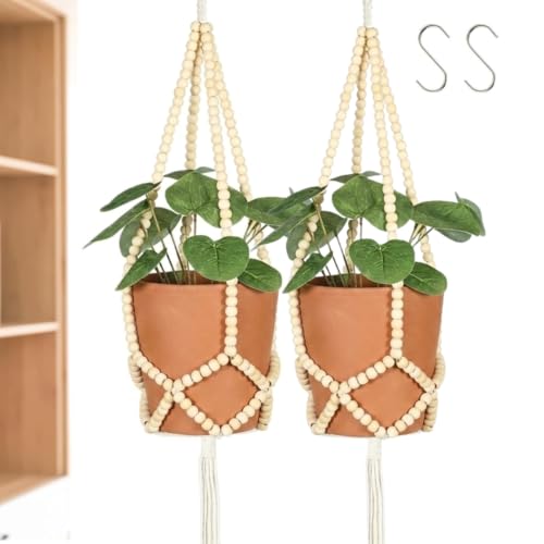 Small Macrame Plant Hanger (for 6"), Short Plant Hanger
