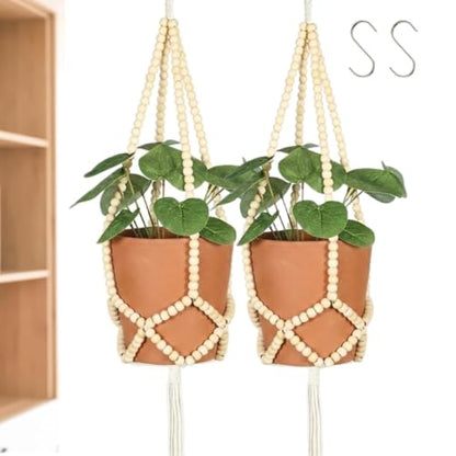 Small Macrame Plant Hanger (for 6"), Short Plant Hanger
