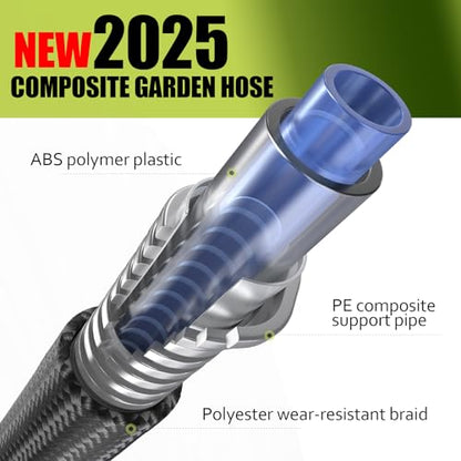 Garden Hose 25FT, Lightweight Flexible Water Hose