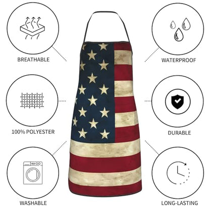 Waterproof Apron with Pockets - color: Brass