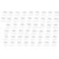 50Pcs Transparent Plant Orchid Clips Flowers Support Clear Fixer for Garden Vine Stem Plants Climbing Clasp Transparent 6 Claws Orchid Clips Plastic Butterfly Plant Support Structures