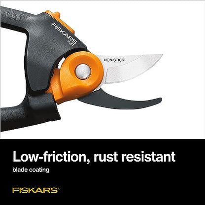 Fiskars PowerGear2 Bypass Pruning Shears, 3/4" Cut Capacity Garden Clippers - size: PowerGear2