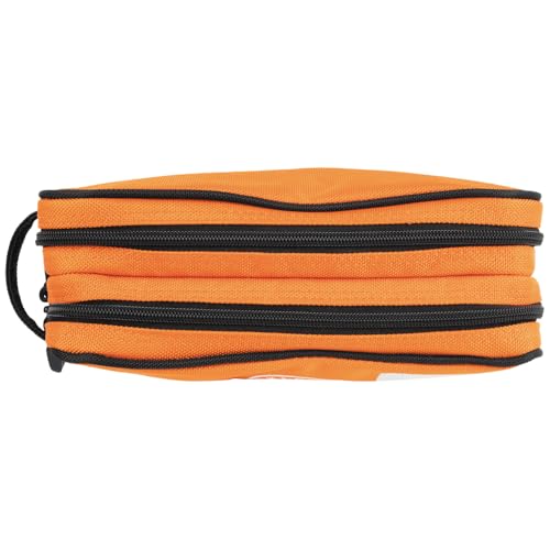 KLEIN TOOLS Tool Pouch, Dual Compartments, Heavy-Duty Tool Bag Organizer, Multipurpose Bag - size: 10" x 6"