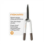 Fiskars 21" PowerLever Hedge Shears, Lightweight Garden Trimmer, White - style: Hedge Shears