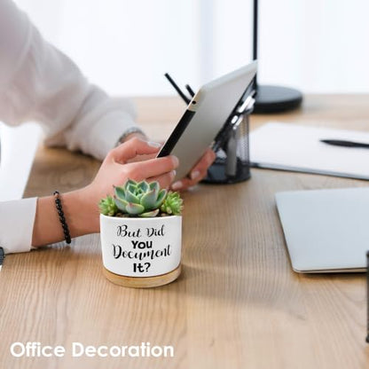 But Did You Document It Funny Plant Pots Succulent Planters - color: Style C