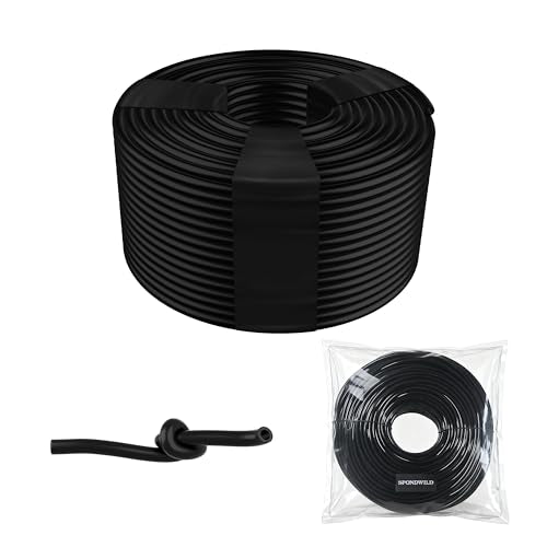 400Ft 1/4 Inch Soft PVC Drip Irrigation Tubing, for Low Pressure System - size: 400FT