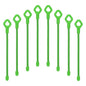 PATIKIL Rubber Twist Ties, 6 Inch Silicone Reusable Twist Ties Heavy Duty Bendable for Bundling Holding, 8 Pcs, Green - color: Green, size: 6 inch