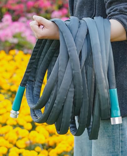 Lightweight Garden Hose 25 ft, Water Hose for Outdoor, Kink-Free, Ultra Flexible, Burst-Resistant, Heavy Duty for Lawn, Garden, 5/8 inch