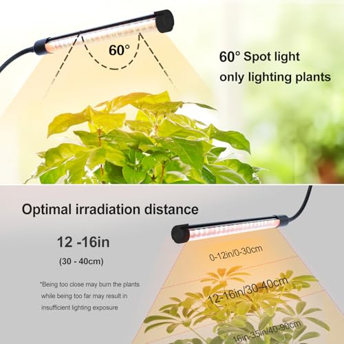 FECiDA Full Spectrum Standing Grow Lights for Indoor Plants, Bonsai Tree - size: 4-Tube