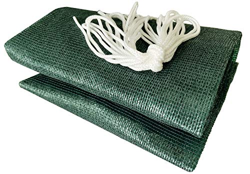 Alion Home HDPE 50% Sun Block Garden Netting Mesh - (6' x 15', Green) - color: Green, size: 6' x 15'