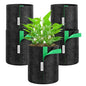 VIVOSUN 5-Pack 1 Gallon Grow Bags with Self-Adhesive Side for Transplanting - size: 1 gallon