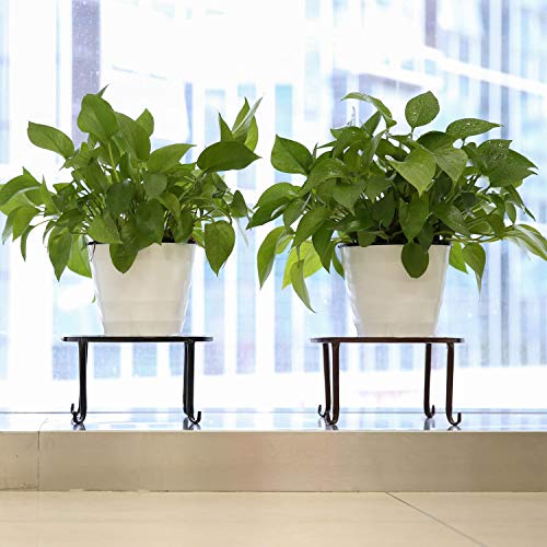 Lewondr 3 Pack Potted Plant Stand