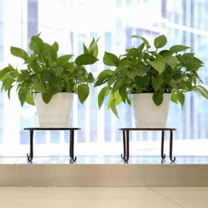 Lewondr 3 Pack Potted Plant Stand