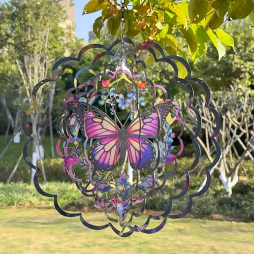 Eandisom Wind Spinners Outdoor Butterfly - Birthday Gifts for Women