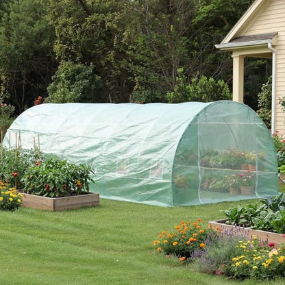 Aoodor 20'X10'X7' Greenhouse Replacement Cover - size: 20'X10'X7'