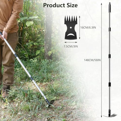 Mitclear Weed Puller Tool with Long Handle(58IN) for Garden Yard
