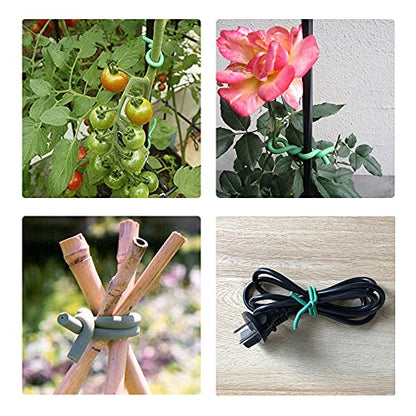 32.8 FT Soft Plant Twist Tie, TPR Rubber Coated Garden Wire - size: 32.8FT x 0.14 inch