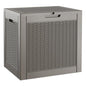 32 Gallon Outdoor Storage Box Waterproof Deck Box Patio Storage - color: Gray, style: 32Gallon-style1