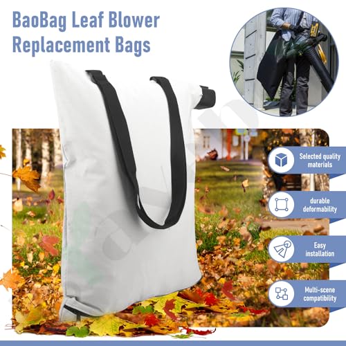 High Capacity Pro Max 5140125-95 Leaf Blower Bag for BlackDecker