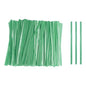 HARFINGTON 500pcs Bag Twist Ties 4" Reusable Plastic Twist Ties Wire Cable Ties for Party Bread Candy Cake, Green - color: Green