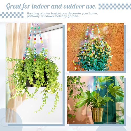Landical 9 Pack 12 Inch Suncatcher Hanging Chain for Plants, Multicolor - color: Multi Color