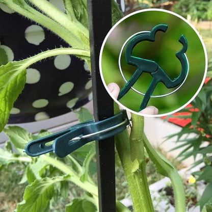 Plant Clips for Climbing Plants, Garden Support for Tomatoes & Vine - size: 120 Small