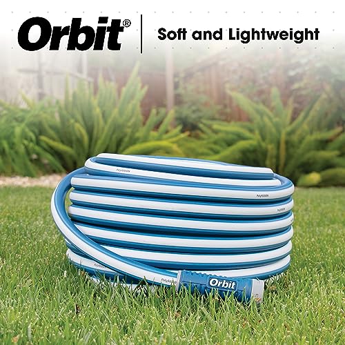 Orbit 22010 Polyfusion Garden Hose - Heavy-Duty Water Hose (100-Foot x 5/8-Inch) - size: 100 Ft, style: Polyfusion
