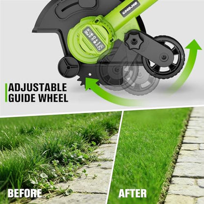 Cordless Lawn Edger, 20V Battery Powered Edger for Lawns Sidewalk