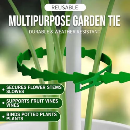 100 Garden Plant Ties & 50 T-Type Plant Labels Kit