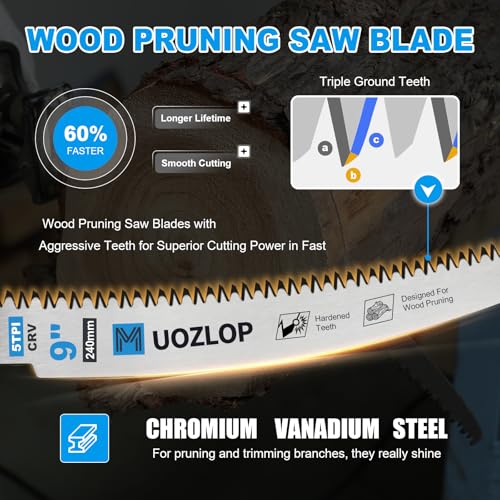 5TPI 3Pcs 9inch Japanese Teeth Reciprocating Saw Blade - size: 9inch/5TPI 1