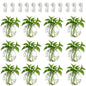 NUPTIO Glass Wall Hanging Planters: Clear Terrarium for Living Room, 12 Pcs - size: 12 Pcs