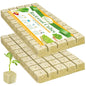 Halatool 1 Inch Rockwool Cubes for Hydroponics, 100 Plugs Seed Starter Cube - color: 2 Sheets, size: 1" Cubes