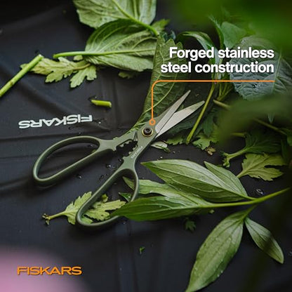 Fiskars 6" Plant Shaping Shears & Holder, Precision Indoor Gardening Snips - size: Shaper Plant Shears