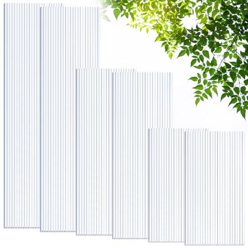 Tatuo 12 Pack 4' X 2' X 0.32'' Polycarbonate Greenhouse Panels Sheets - size: 4' X 2' X 0.32''