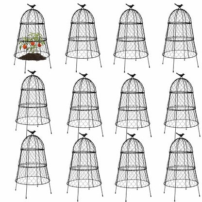 Garden Cloches for Plants, Large Plant Protectors from Animals, Pack 12 - size: Pack of 12