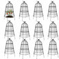 Garden Cloches for Plants, Large Plant Protectors from Animals, Pack 12 - size: Pack of 12