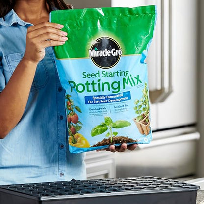 Miracle-Gro Seed Starting Potting Mix, 8 qt. - size: 1 Pack