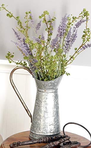 Deco 79 Metal Watering Can Indoor/Outdoor Planter, 10" x 6" x 12", Brown