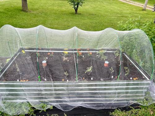 Garden Pest Barrier Netting, Insect Barrier Net 4x26Ft Ultra Fine Netting - size: 4ftx26ft