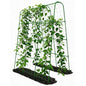 Cucumber Trellis for Raised Bed with Plastic Coated Steel Pipe-63"*50",Grn - size: 51L*23.6W*62.4H inch