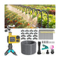 98FT 1/2" Drip Irrigation System Kit with Water Timer for Garden