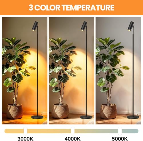 Auto On/Off Timer - 6FT Standing Grow Light for Indoor Plants, 30W
