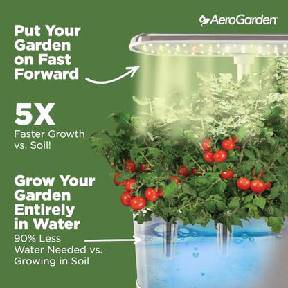 AeroGarden Harvest Elite, Stainless Steel - color: Stainless Steel, size: Harvest Elite